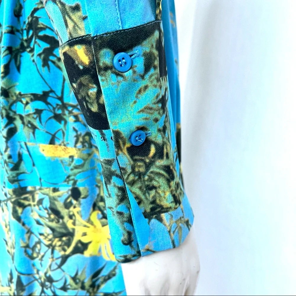 TOPSHOP floral Shirt Dress - Picture 14 of 16
